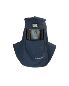 OBRLAN2ST-CCHVSL image(0) - OBERON Hood with Hard Cap - Arc Flash - 12 Cal LAN2ST Series - With Fresh Air Arc Flash Hood Ventilation System & Light - Canadian - Color: Navy Blue - Window: True Color Grey (TCG)