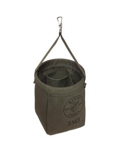 KLE5143 image(0) - Klein Tools Canvas Tapered-Bottom Bag