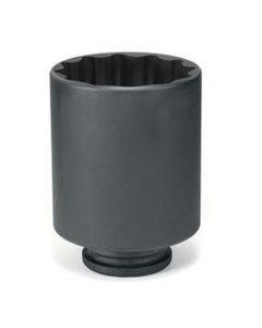 Grey Pneumatic 1-1/2" Drive x 4-5/8" Deep - 12 Point Socket