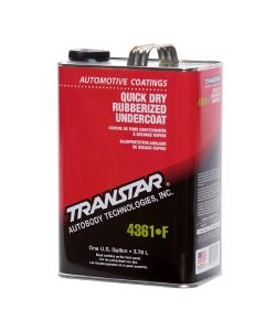 Transtar Autobody Products 4361-F - Quick Dry Rubberized Undercoat - 1 Gallon - Black