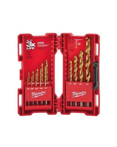 MLW48-89-0011 image(0) - Milwaukee Tool THUNDERBOLT Titanium Drill Bit Set ‐ 14PC