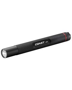 COAST Products HP4 100 Lumen High Performance Lithium Ion Rechargeable or Alkaline Battery Penlight with Bulls-Eye Beam - Black