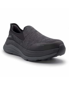 MCFMC115-12EE image(0) - Mega Comfort ERGO Delta Slip-On CT - Men's Low Top Shoes - CT|EH|SF|SR - Black / Forged Iron - Size: 12 - 2E - (Extra Wide)