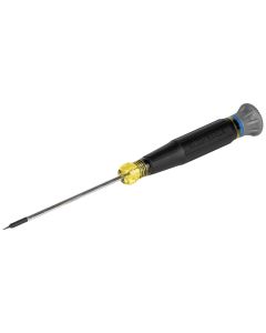 KLE6233 image(0) - Klein Tools #0 Phillips Precision Screwdriver, 3-Inch Shank