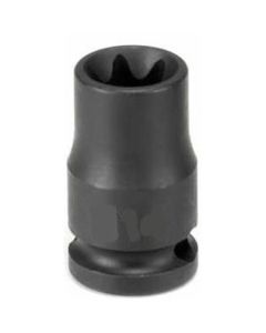 Grey Pneumatic 3/8" Drive x E6 External Star Impact Socket