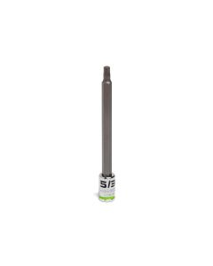 GETHAS16L image(0) - Grip Edge Tools 5/32" 1/4" Dr Long RPT Hex bit socket