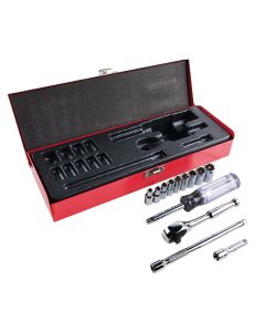 KLE65500 image(3) - Klein Tools 1/4-Inch Drive Socket Wrench Set, 13-Piece