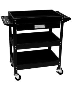 WLMW54006 image(1) - Wilmar Corp. / Performance Tool 3 Shelf Utility Cart w/Drawer