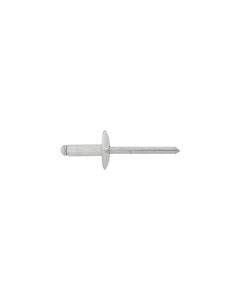 AUVECO 8313 Large Dome Head Blind Pan-L Rivet, 3/16 in Dia x 9/16 in L x 1/4 to 3/8 in Grip Range, Aluminum, Silver