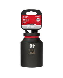 Milwaukee Tool SHOCKWAVE Impact Duty  3/4"Drive 40MM Deep 6 Point Socket