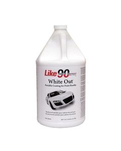 LKE10033 image(0) - Like 90 White Out 10033 Peelable Booth Coating, 5 gal Can, 150 sq-ft/gal Coverage, White