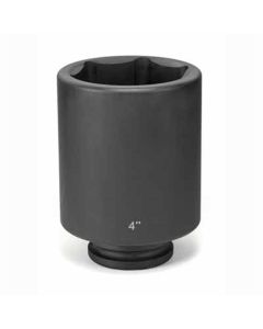 GRE6104D image(0) - Grey Pneumatic 1-1/2" Drive x 3-1/4" Deep Socket