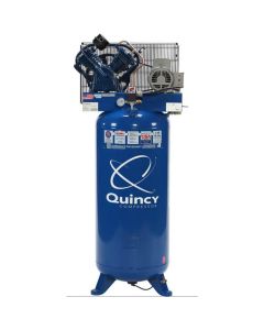 Quincy Compressors 5 HP 80 Gallon Two-Stage Vertical 230V 1PH PRO Air Compressor - Model 451CS80VCB