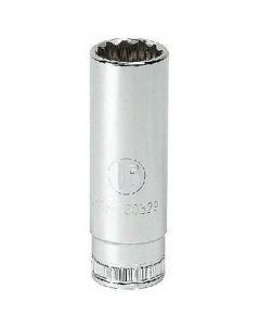 KDT80822 image(0) - GearWrench 1/2 Inch Drive 12 Point Deep Metric Socket 24mm