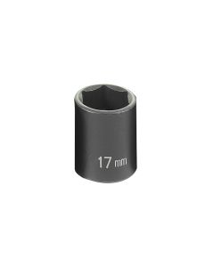 GRE1017M image(0) - Grey Pneumatic 3/8" Drive x 17mm Standard Socket