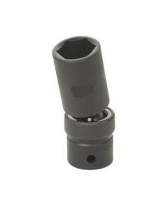 GRE2014UMD image(0) - Grey Pneumatic 1/2" Drive x 14mm Deep Universal Socket 6 Point - Black