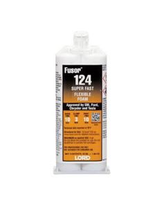 Fusor 124 2-Part Super Fast Flexible Foam, 1.7 oz Cartridge, Black, 1 hr Curing