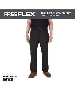 MLWM651B-3232 image(0) - Milwaukee Tool FREEFLEX Tech Pants - Black 32 X 32