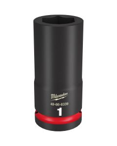 MLW49-66-6339 image(1) - Milwaukee Tool SHOCKWAVE Impact Duty  3/4"Drive 1" Deep 6 Point Socket