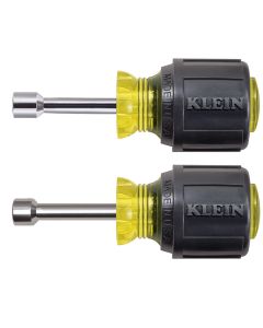 Klein Tools 5/16-Inch Stubby Nut Driver, 1-1/2-Inch Shaft, Cushion-Grip™