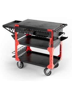 VYPX32-FLPKG-R image(2) - Vyper Industrial Fully Loaded X32 Series 1250lb Capacity Tool Cart - Red