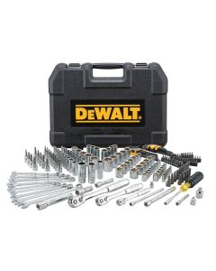 DWTDWMT75000 image(0) - DeWalt Drive Socket Set For Mechanics, 200-Piece, 1/4" & 3/8" & 1/2" Drive, Mm/SAE