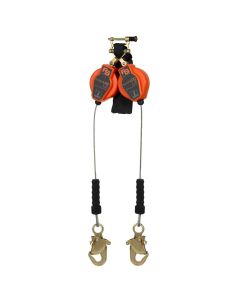 SRW4295008-1 image(0) - FALL SAFE Self Retracting Lifeline (SRL) - MICRO-LOC LE Series - Leading Edge Twin Leg SRL with Snap Hook - Length: 8-feet
