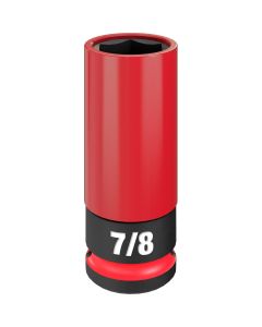 MLW49-66-7812 image(2) - Milwaukee Tool SHOCKWAVE Impact Duty 1/2 Drive 7/8" SAE Lug Nut Wheel Socket