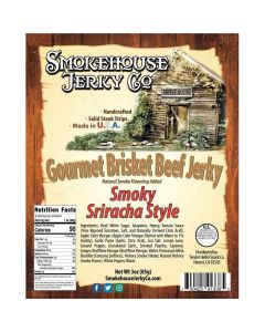 Tender Heifer Snack Co. Sriracha Style Gourmet Beef Brisket Jerky - 3 Ounce