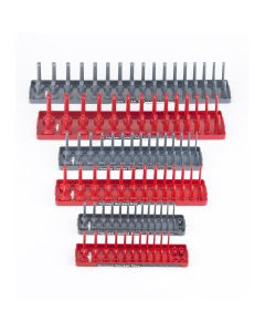 HNE92000 image(2) - Hansen Global Soc Tray 6-Pack Assortment, Red/Gray