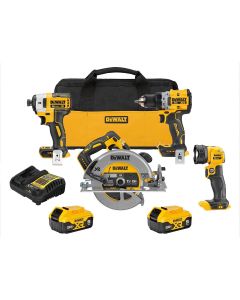 DWTDCK447P2 image(0) - DEWALT 20V Max Xr Brushless 4 Tool Combo Kit