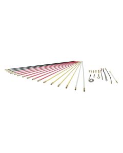 KLESRS56981 image(0) - Klein Tools Mega Fish Rod Kit, 52.5-Foot, 34-Piece