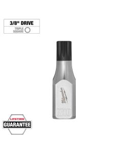 MLW45-34-1144 image(0) - Milwaukee Tool 3/8 Inch Drive 10mm Triple Square Bit Socket