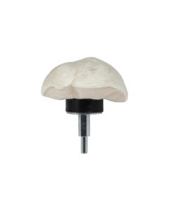 AES162-3P image(0) - AES Industries 162-3P Mushroom Buff, 3 in Overall Dia, White