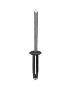 AVC16864 image(0) - AUVECO 16864 Split-Type Rivet, 3/16 in Dia x 3/64 to 11/32 in Grip Range, Aluminum, Black