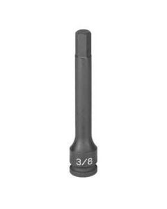 GRE19144F image(0) - Grey Pneumatic 3/8" Drive x 7/16" Hex Driver 4" Length
