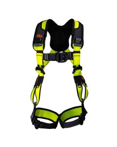 SRWFS242ICD-SM image(0) - FALL SAFE Safety Harness - FLEX COMFORT Series - Vest Style Climbing - Size: S/M