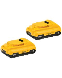 DWTDCB240-2 image(0) - DeWalt 20V MAX 4Ah Battery (2 PK)