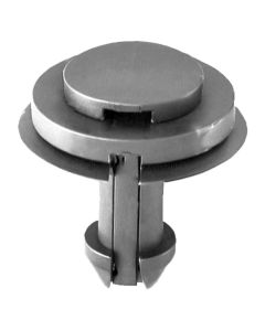 AVC19613 image(0) - AUVECO 19613 Push-Type Front Air Deflector Retainer, 26 mm Dia Head x 18 mm Dia Pin Head x 24 mm L Stem, Nylon