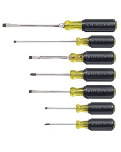 Klein Tools Screwdriver Set, Slotted and Phillips, 7-Piece