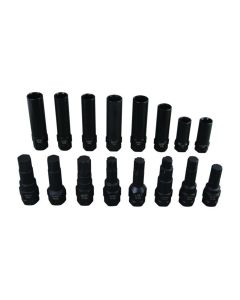 Horizon Tool 16PC Spline LugKey Socket Set