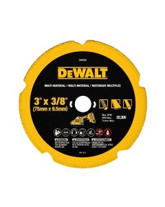 DWTDW8530 image(0) - DeWalt 3-in. (76mm) Diamond Multi-Material Blade