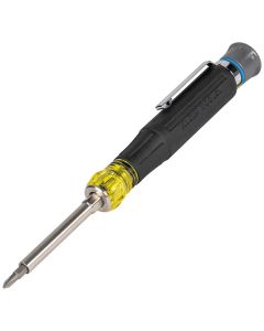 KLE32614 image(0) - Klein Tools Multi-Bit Electronics Pocket Screwdriver, 4-in-1, Ph, Sl Bits