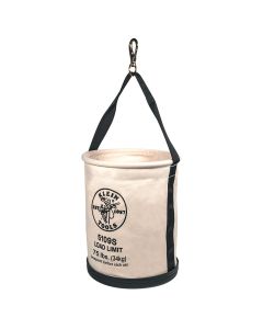 Klein Tools Utility Bucket, Vinyl Tool Bucket with Swivel Snap, 12-Inch