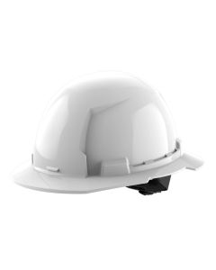 MLW48-73-1101 image(2) - Milwaukee Tool BOLT White Full Brim Hard Hat w/4pt Ratcheting Suspension (USA) - Type 1, Class E