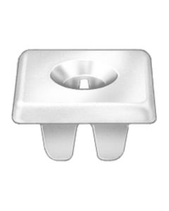 AUVECO GM LICENSE PLATE NYLON NUT, 1/4-20 SCREW SIZE