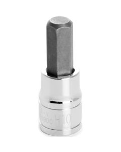 WLMW38900 image(0) - Wilmar Corp. / Performance Tool 3/8" Drive 10mm Hex Bit Socket