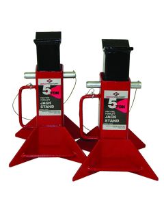 INT3305A image(0) - American Forge & Foundry Jack Stands - 5 Ton Capacity - Pin Style - Pair