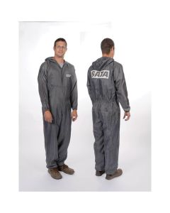 SATA Spray Equipment  Dan-Am 520052G Paint Suit, Small, Gray, Elastic Waist