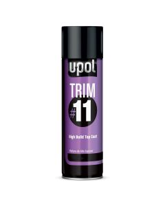 UPO0880 image(0) - U Pol Products Trim  Number 11 UP0880 High Build Top Coat, 450 mL Aerosol Can, Metallic Steel, 48.4 Square Foot Coverage